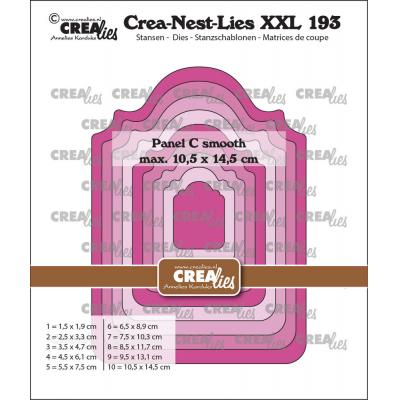 Crealies Crea-Nest-Lies XXL Dies - Panel C Smooth