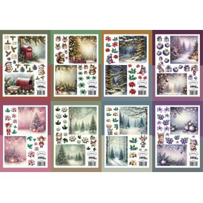 Crealies Cutting Sheets Christmas Bundle