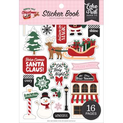Echo Park North Pole Christmas - Sticker Book