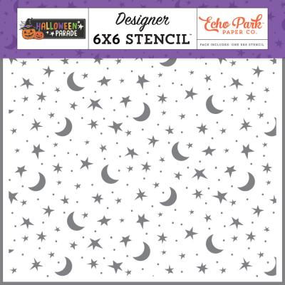 Echo Park Halloween Parade Stencil - Halloween Night Sky