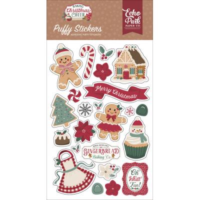 Echo Park Baking Christmas Cheer - Puffy Stickers