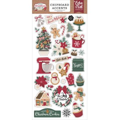 Echo Park Baking Christmas Cheer - Chipboard Accents