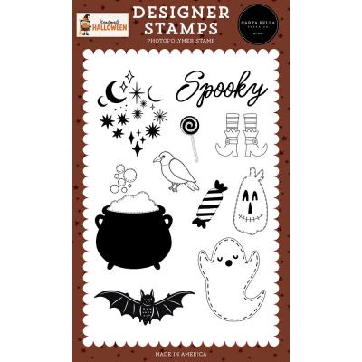 Carta Bella Handmade Halloween Stempel - Spooky Sparkles