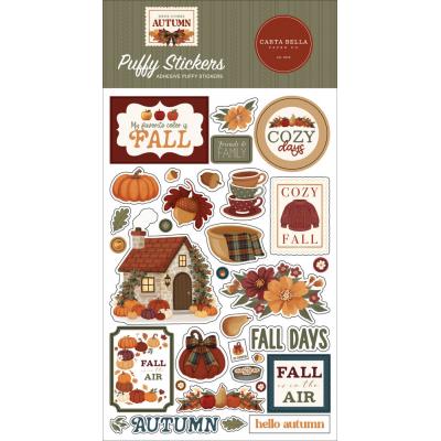 Carta Bella Here Comes Autumn - Puffy Stickers