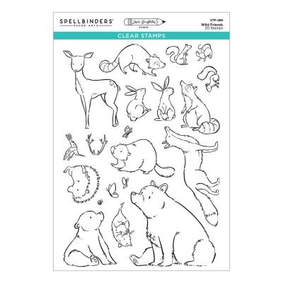Spellbinders Storybook Illustrations Stempel - Wild Friends