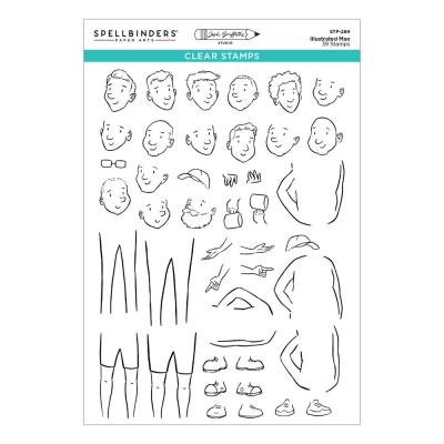 Spellbinders Storybook Illustrations Stempel - Illustrated Man