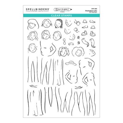 Spellbinders Storybook Illustrations Stempel - Illustrated Lady