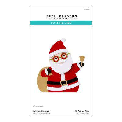 Spellbinders Spectacular Christmas Etched Dies - Santa