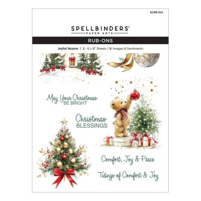 Spellbinders Simply Made Rub-Ons Joyful Season