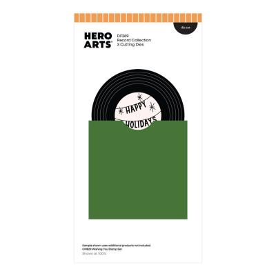 Hero Arts Vintage Vinyl Die Set - Record Collection