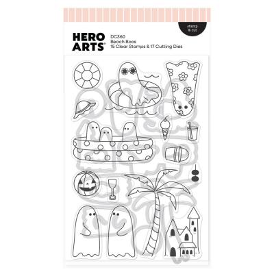 Hero Arts Summerween Stamp & Cut - Beach Boos