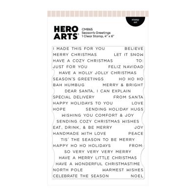 Hero Arts Home For The Holidays Stempel - Season's Greetings
