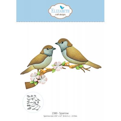 Elizabeth Craft Designs Bloom Wildly Die - Sparrow