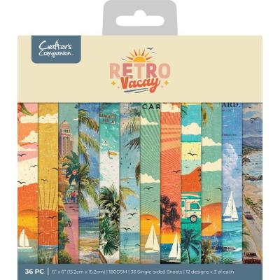 Crafter's Companion Retro Vacay - Paper Pad