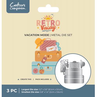 Crafter's Companion Retro Vacay Dies - Vacation Mode