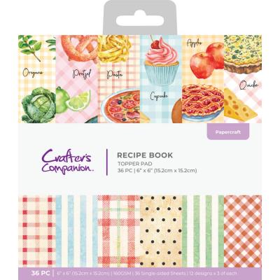 Crafter's Companion Recipe Book - Topper Pad