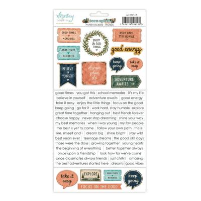 Mintay Teen Spirit - Paper Stickers Words