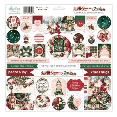 Mintay Season of Joy - Chipboard Ephemera