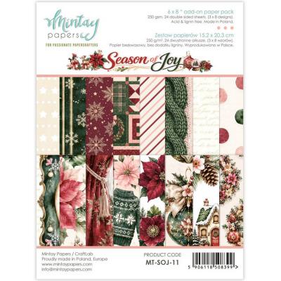Mintay Season of Joy - Add-On Paper Pack