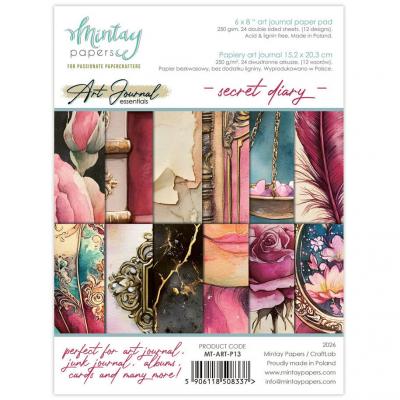 Mintay Art Journal Paper Pad - Secret Diary