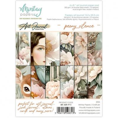 Mintay Art Journal Paper Pad - Peony Silence