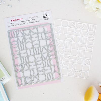 Pinkfresh Studio Quiet Moments Coverplate Die - Block Party