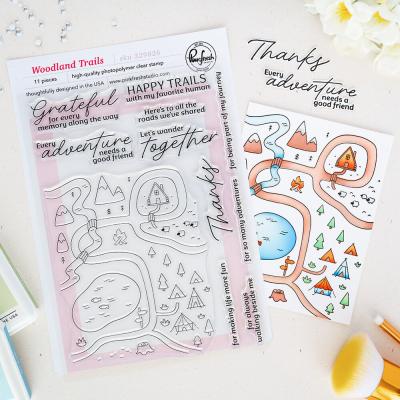 Pinkfresh Studio Quiet Moments Stempel - Woodland Trails