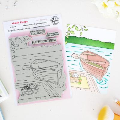 Pinkfresh Studio Quiet Moments Stempel - Gentle Escape
