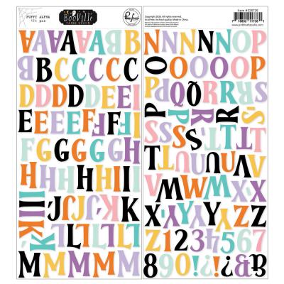 Pinkfresh Studio BooVille - Puffy Alpha Stickers