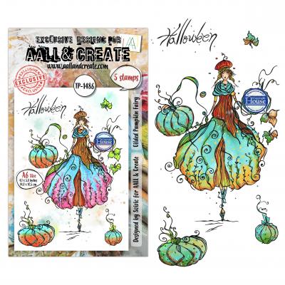 Aall and Create Pumpkin Moonlight Stempel - Gilded Pumpkin Fairy
