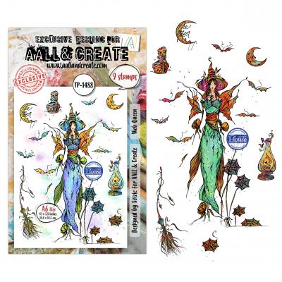 Aall and Create Pumpkin Moonlight Stempel - Web Queen