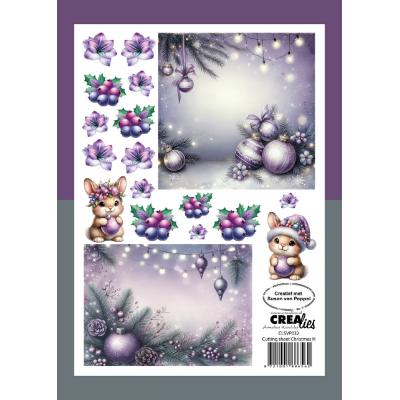 Crealies Cutting Sheets - Christmas H