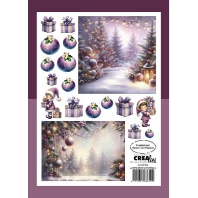 Crealies Cutting Sheets - Christmas D