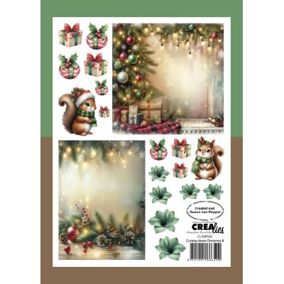Crealies Cutting Sheets - Christmas B