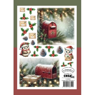 Crealies Cutting Sheets - Christmas A