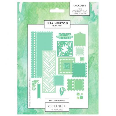 Lisa Horton Crafts Mini Compositions Die Set - Rectangle