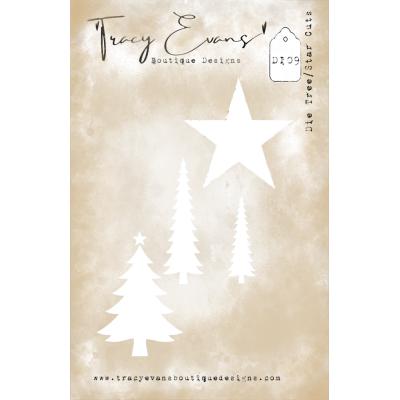 Tracy Evans Cutting Dies - Tree/Star