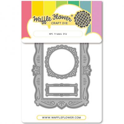 Waffle Flower Nesting Postage Collage Dies - Frames