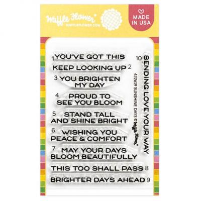 Waffle Flower Stempel - Sunshine Days Sentiments