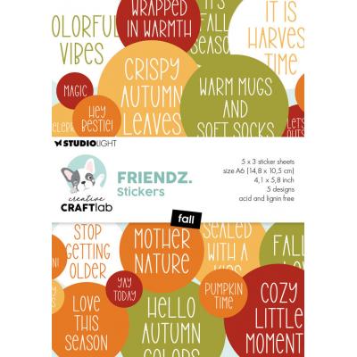StudioLight Creative Craftlab Friendz Fall Sticker Pad