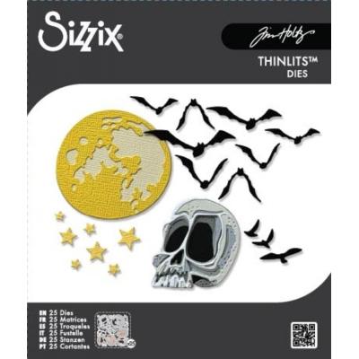 Sizzix Tim Holtz Thinlits - Moonlight Scare