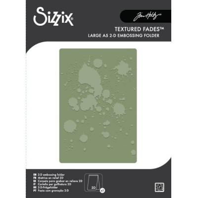 Sizzix Tim Holtz Embossing Folder - Ink Splats