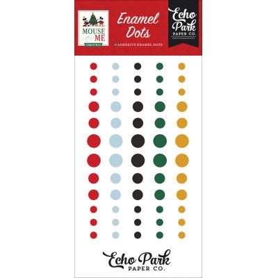 Echo Park Mouse And Me Christmas - Enamel Dots