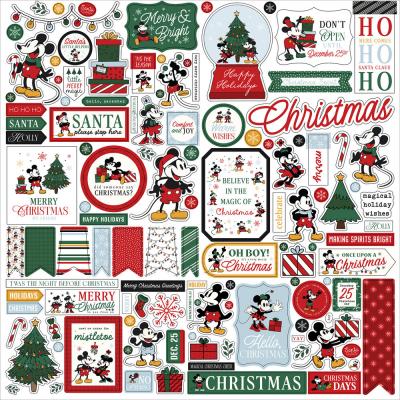 Echo Park Mouse And Me Christmas - Element Sticker