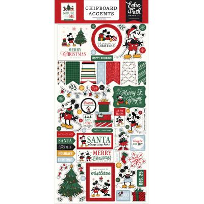 Echo Park Mouse And Me Christmas - Chipboard Accents
