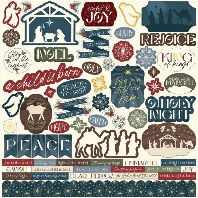 Echo Park Joy To The World - Element Sticker