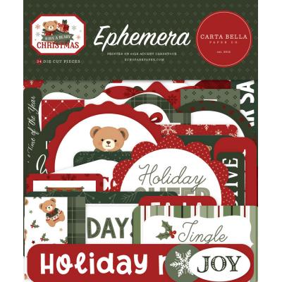 Carta Bella Have A Beary Christmas - Ephemera
