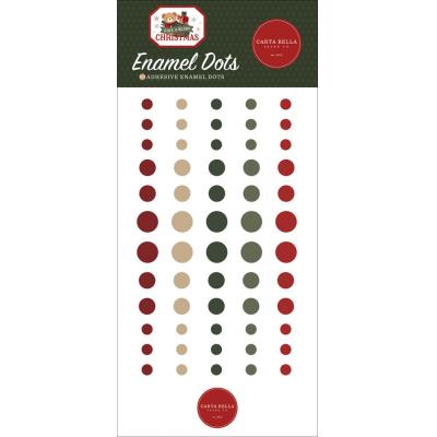 Carta Bella Have A Beary Christmas - Enamel Dots