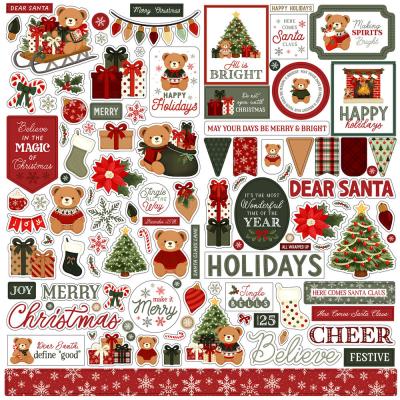 Carta Bella Have A Beary Christmas - Element Sticker