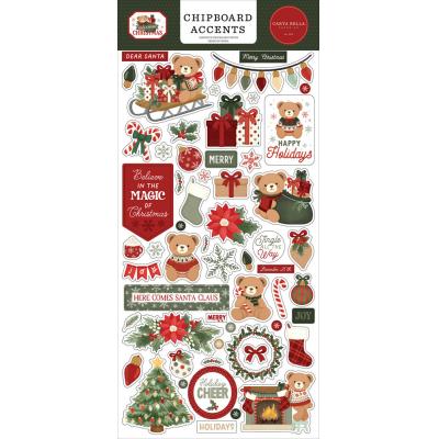 Carta Bella Have A Beary Christmas - Chipboard Accents